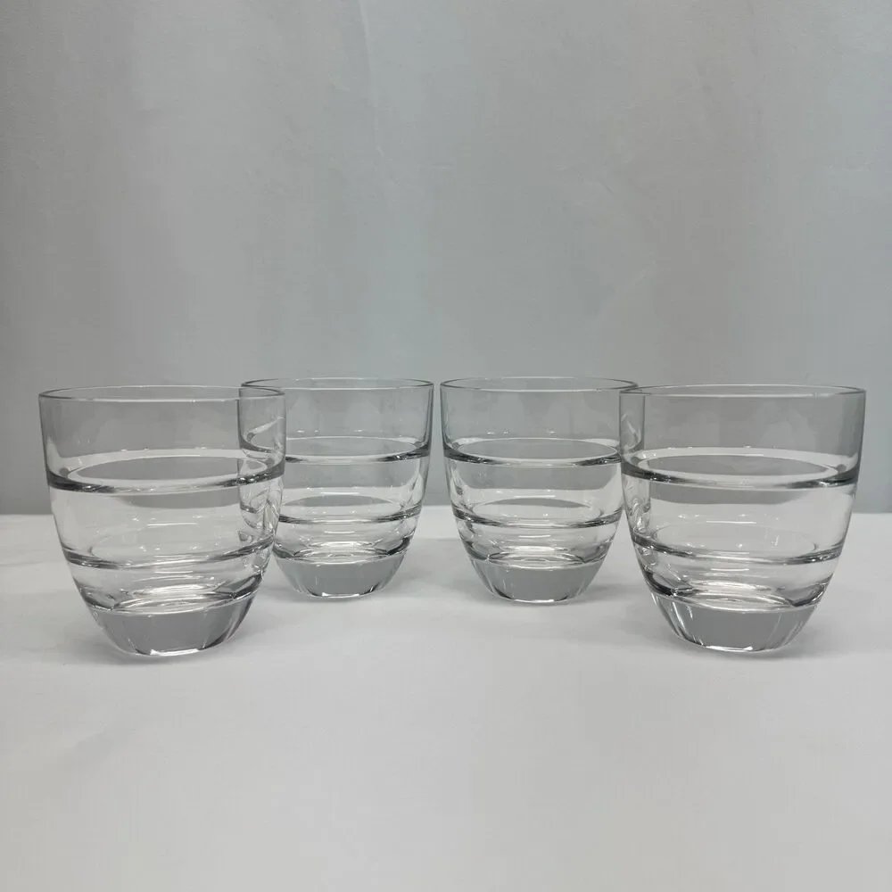 Villeroy & Boch 3.75” 8 oz Tumbler Old Fashion Glasses Set Of 4